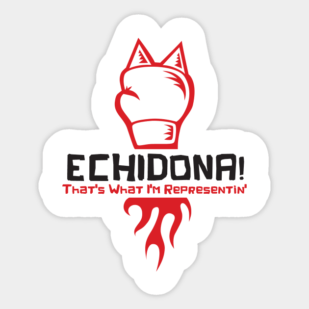 Echidona! - Kick the Rock Sticker by Essoterika